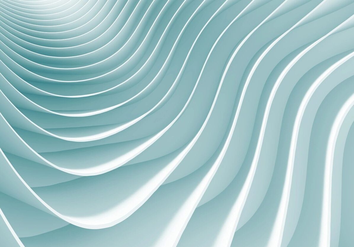 3d Blue Abstract Architecture Design